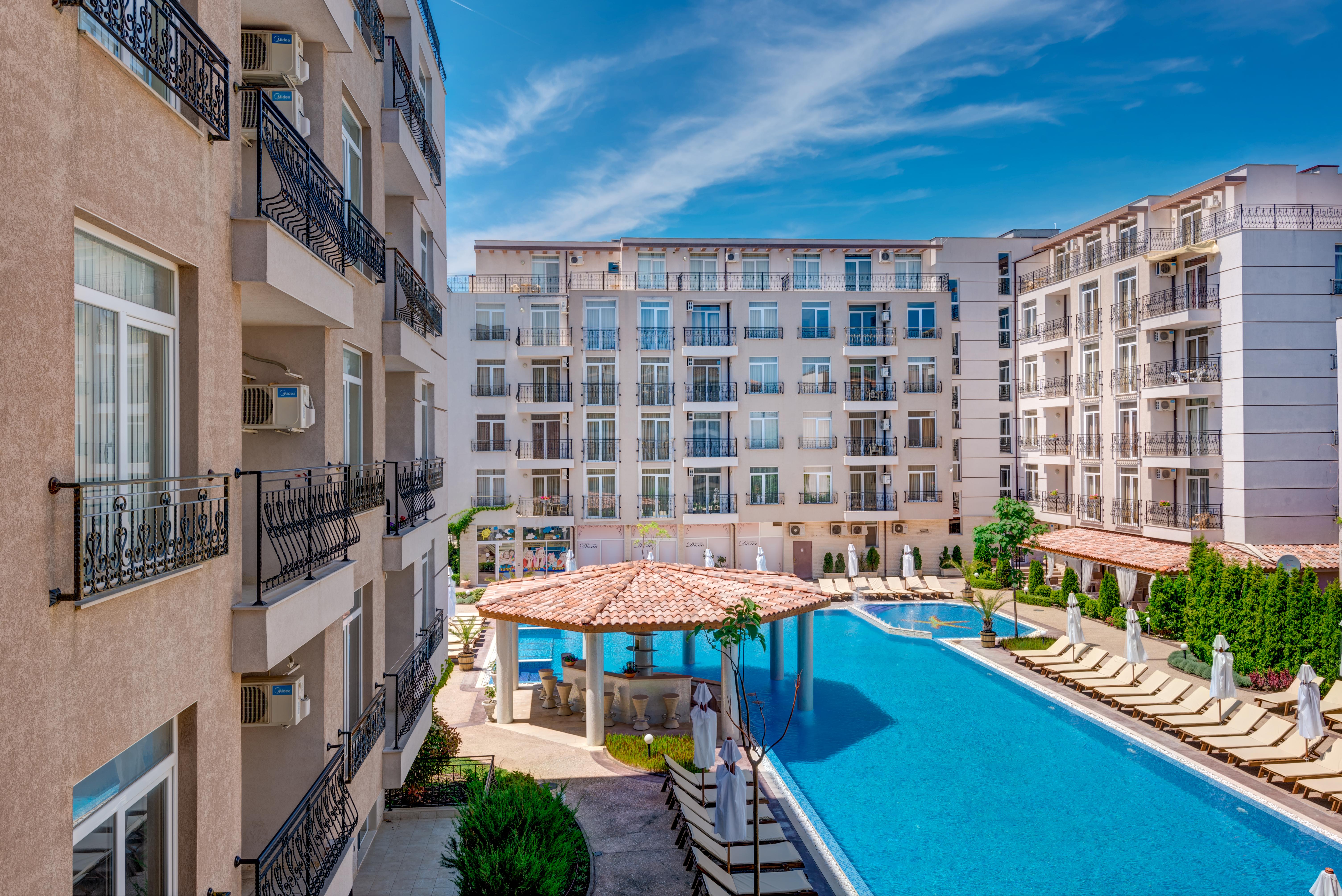 Апарт отель Dawn Park Complex Солнечный берег Экстерьер фото