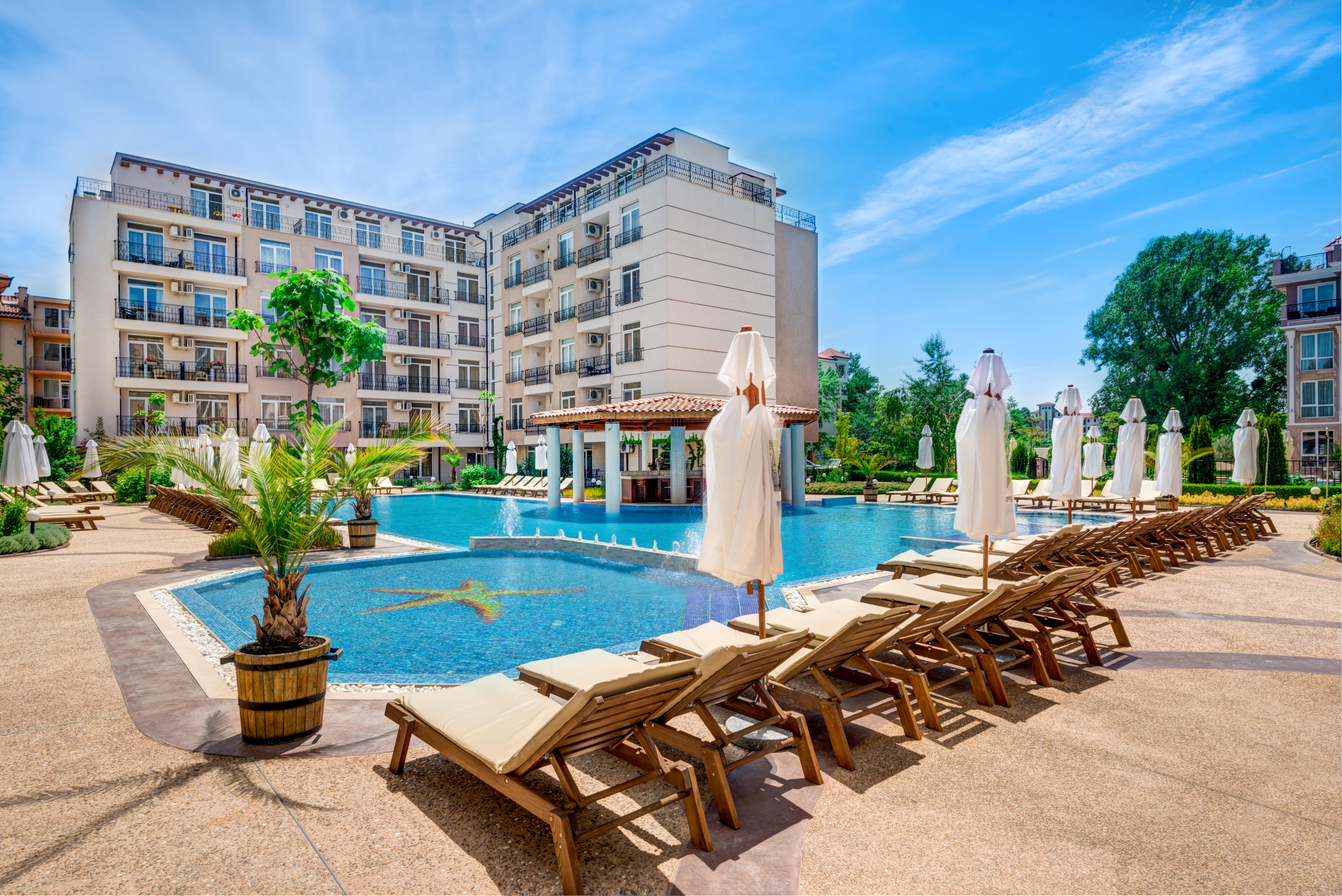 Апарт отель Dawn Park Complex Солнечный берег Экстерьер фото